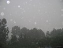 Přívalový déšť a kroupy dne 29.7.2012 v 16:15 hod.